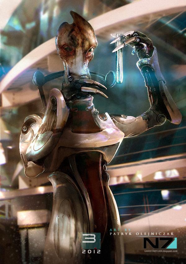Mass Effect 3 Characters by Patryk Garrett