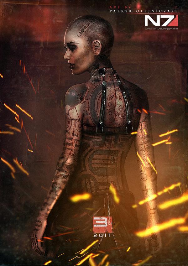 Mass Effect 3 Characters by Patryk Garrett