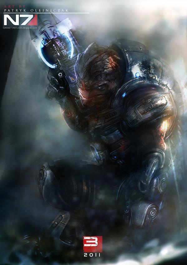 Mass Effect 3 Characters by Patryk Garrett