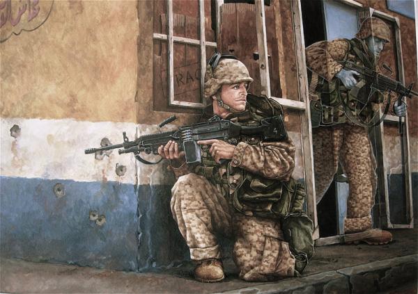 Military Illustrations by Danny Quirk