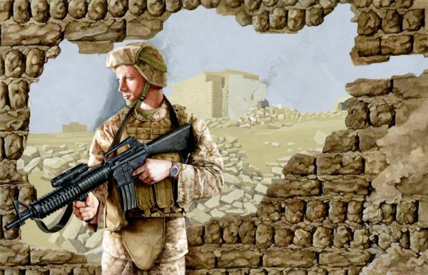 Military Illustrations by Danny Quirk