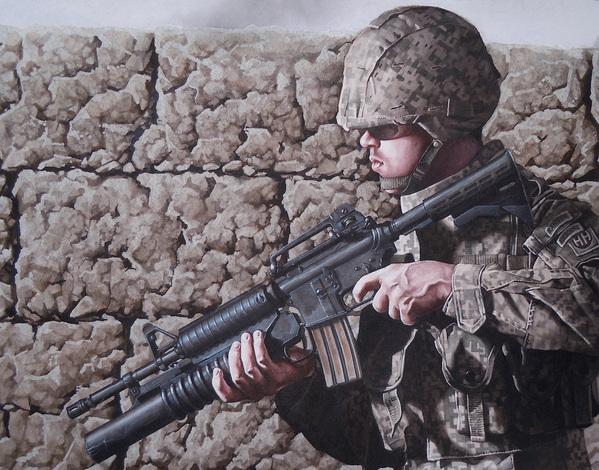 Military Illustrations by Danny Quirk