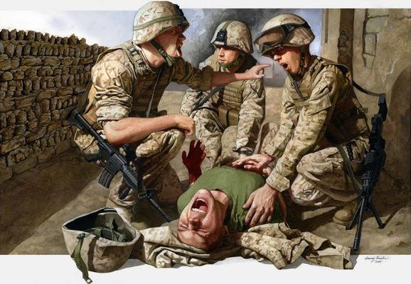Military Illustrations by Danny Quirk
