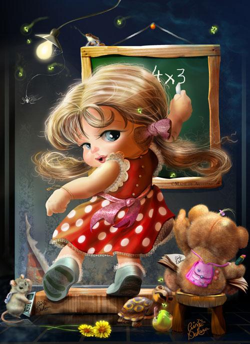 Cris de Lara's Art on Children