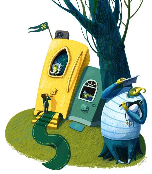 Editorial Illustration by Nata Metlukh