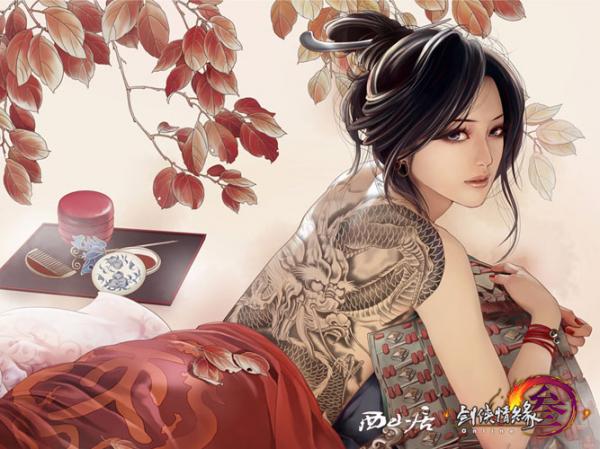 Tattoo Illustrations by Zhang Xiaobai