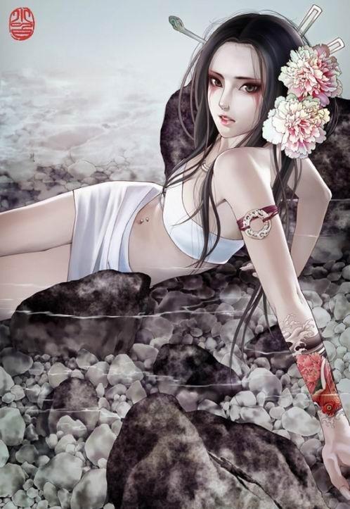 Tattoo Illustrations by Zhang Xiaobai