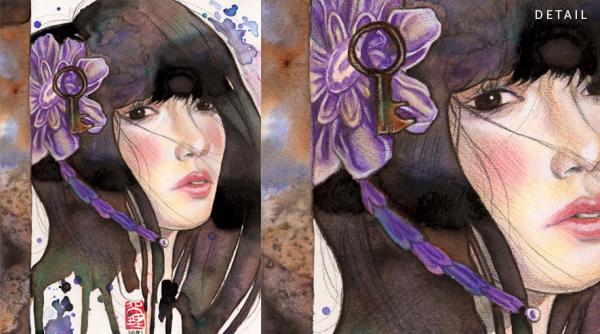 Mixed Media Japanese Girls by JUURI