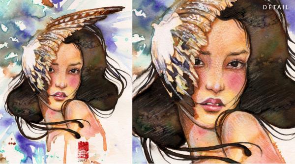 Mixed Media Japanese Girls by JUURI
