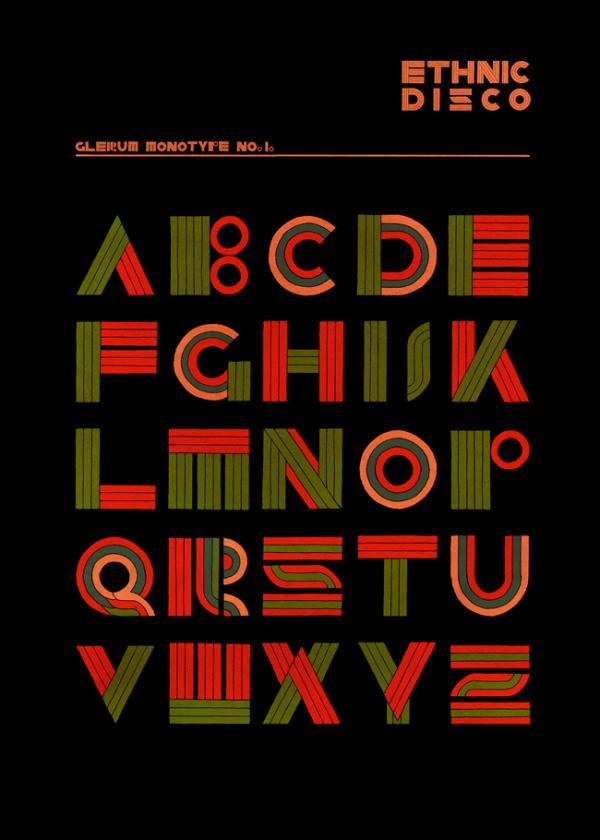 Typography Illustrations by Stefan Glerum