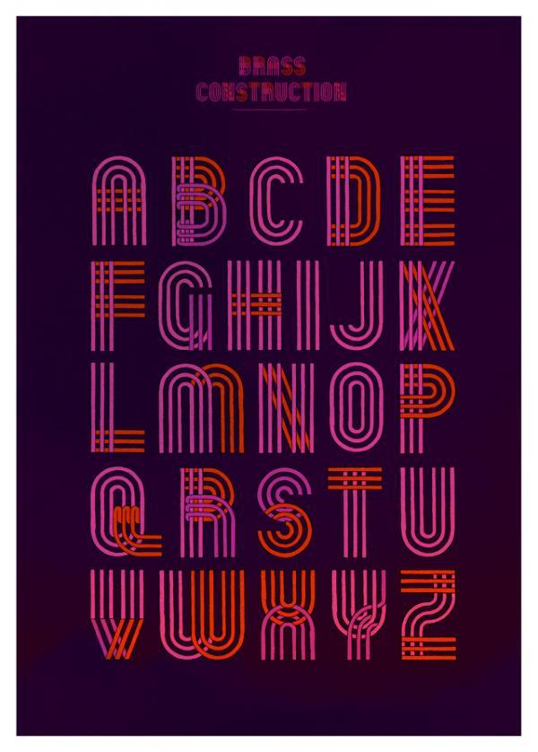 Typography Illustrations by Stefan Glerum