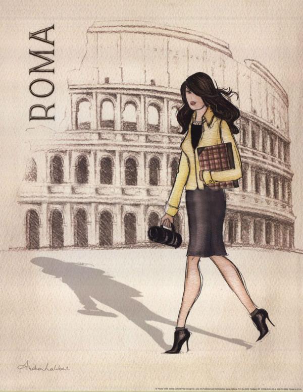 London Art Poster Print by Andrea Laliberte