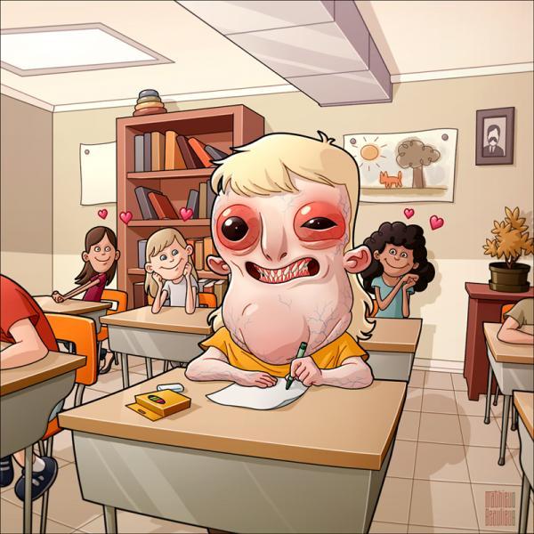Funny Illustrations by Mathieu Beaulieu