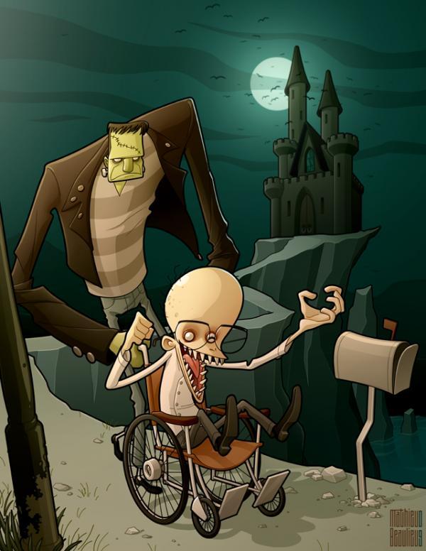 Funny Illustrations by Mathieu Beaulieu