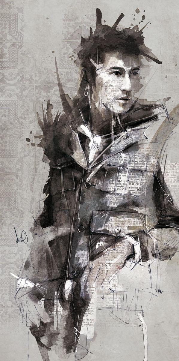 Amazing Portrait Illustrations by Florian Nicolle