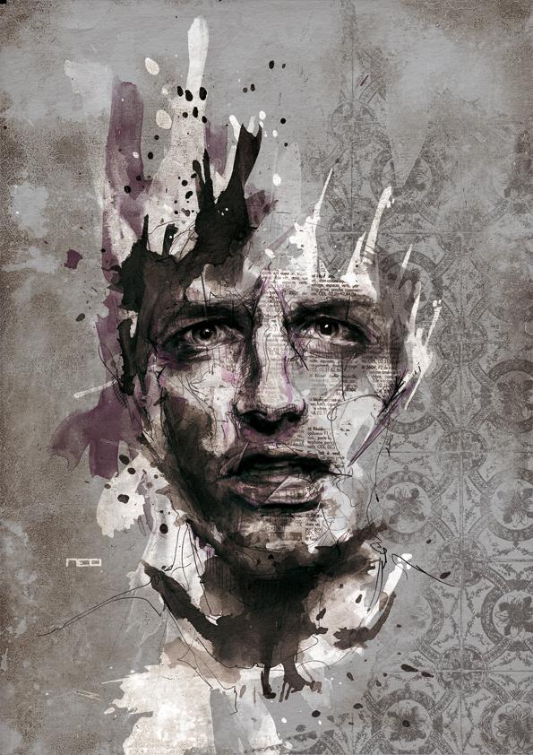 Amazing Portrait Illustrations by Florian Nicolle