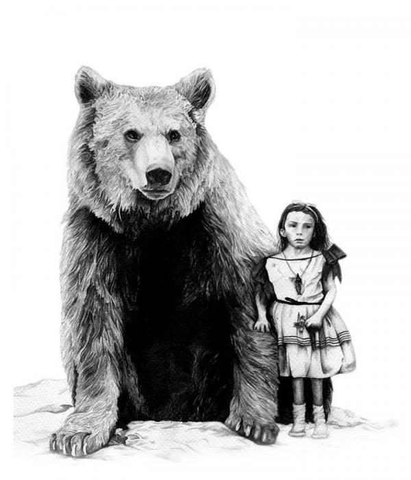 Pencil drawings by Amy Dover