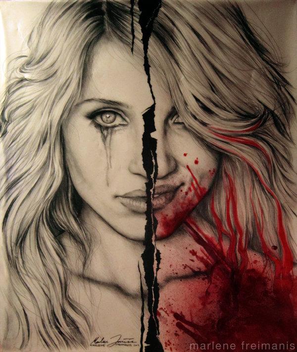 Portrait Illustrations by Marlene Freimanis