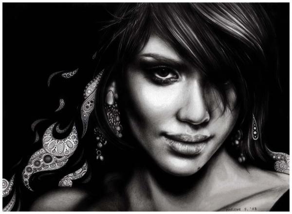 Portrait Illustrations by Marlene Freimanis