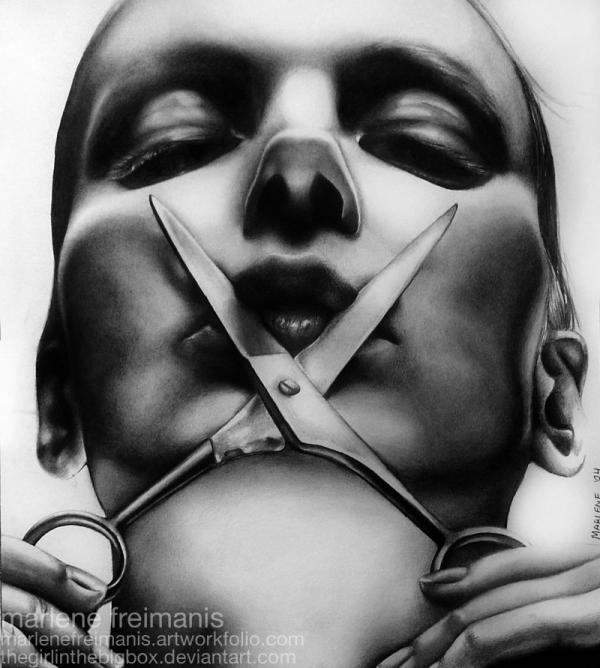 Portrait Illustrations by Marlene Freimanis