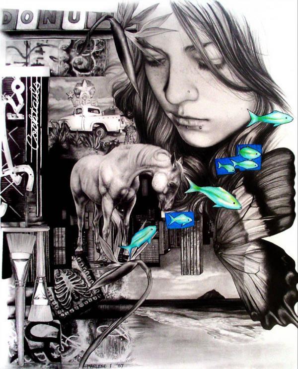 Portrait Illustrations by Marlene Freimanis