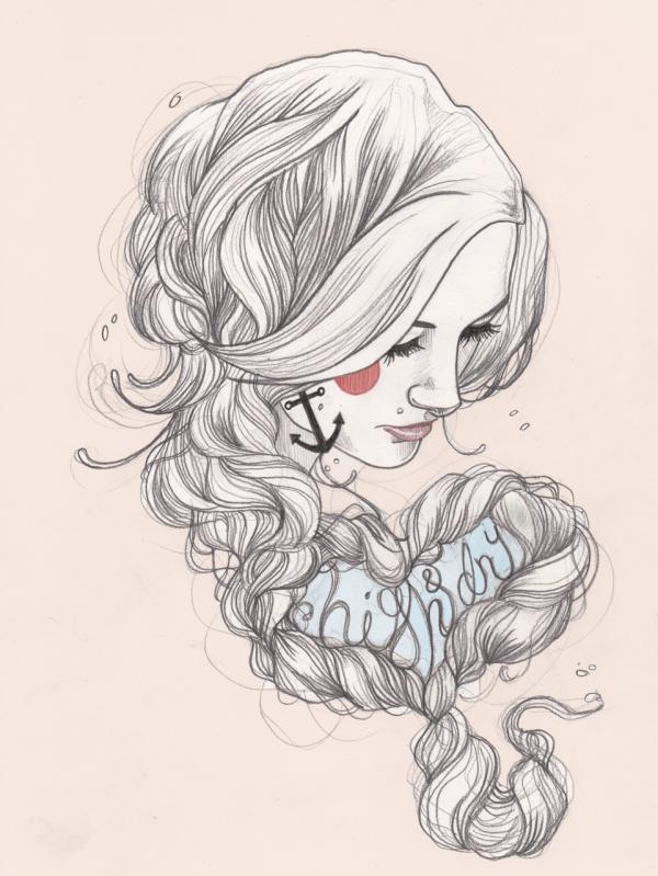 Tattoo illustrations by Liz Clements