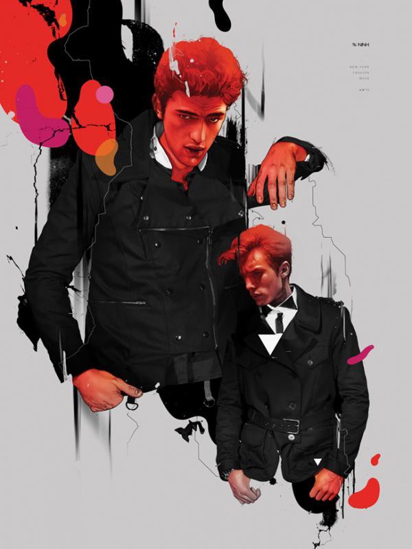 Portrait Illustrations by Grzegorz Domaradzki
