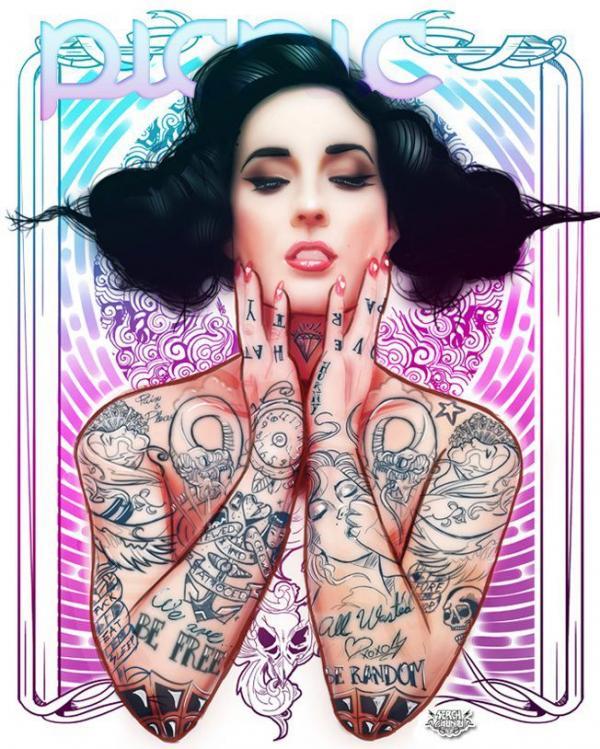 Tattoo Illustrations by Serch Galindo