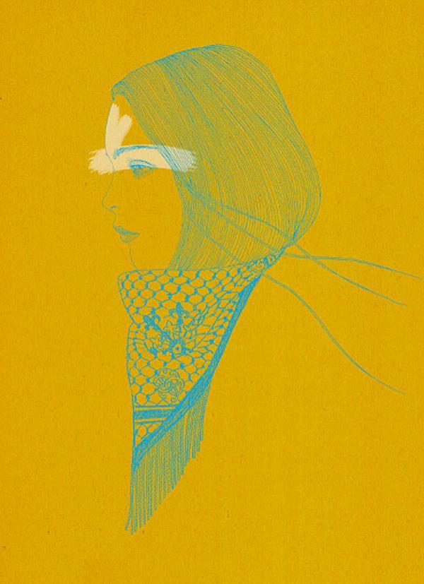 Fashion Illustrations by Hiroshi Tanabe