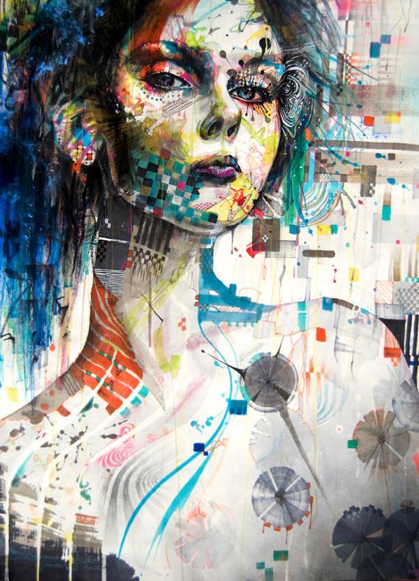 Mixed Media Illustrations by Minjae Lee