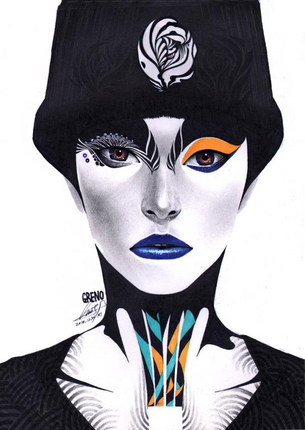Mixed Media Illustrations by Minjae Lee