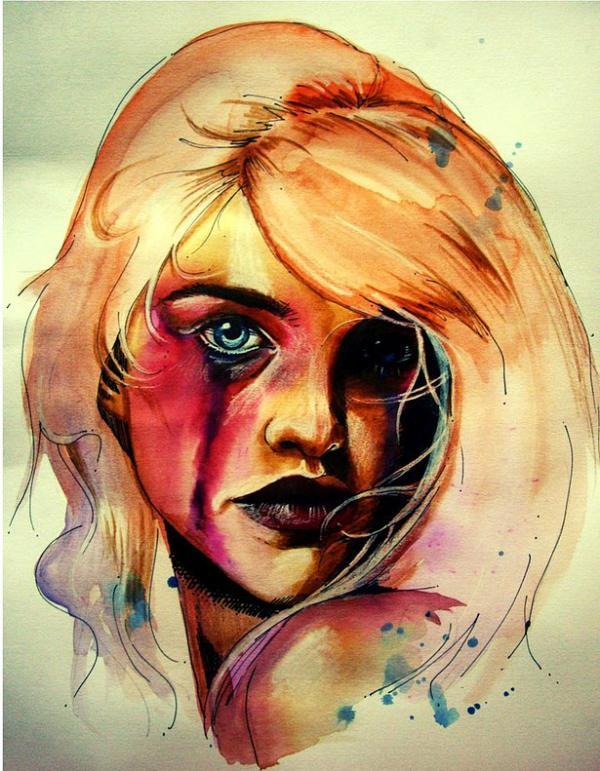 Mixed Media Paintings by Olga Noes