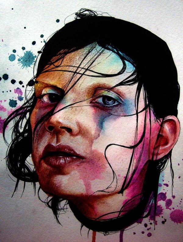 Mixed Media Paintings by Olga Noes