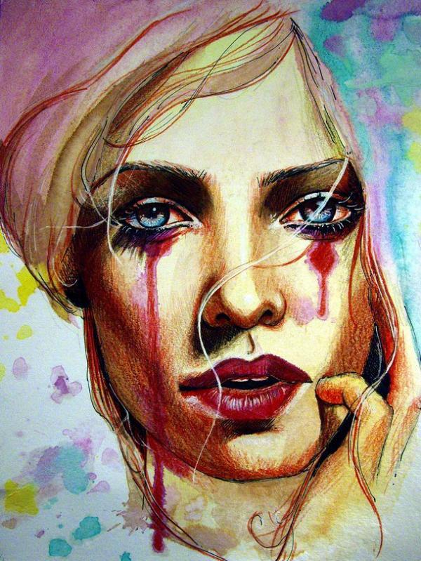 Mixed Media Paintings by Olga Noes