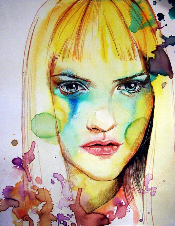 Mixed Media Paintings by Olga Noes