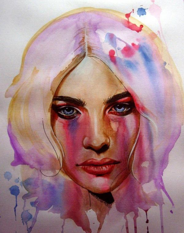 Mixed Media Paintings by Olga Noes