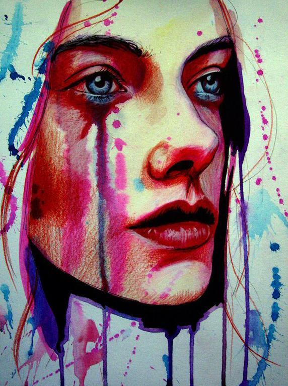 Mixed Media Paintings by Olga Noes