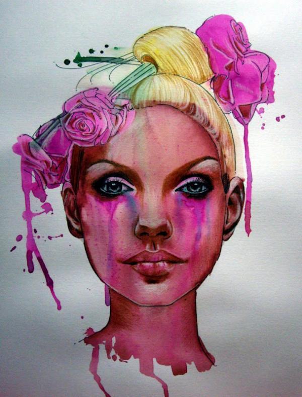 Mixed Media Paintings by Olga Noes
