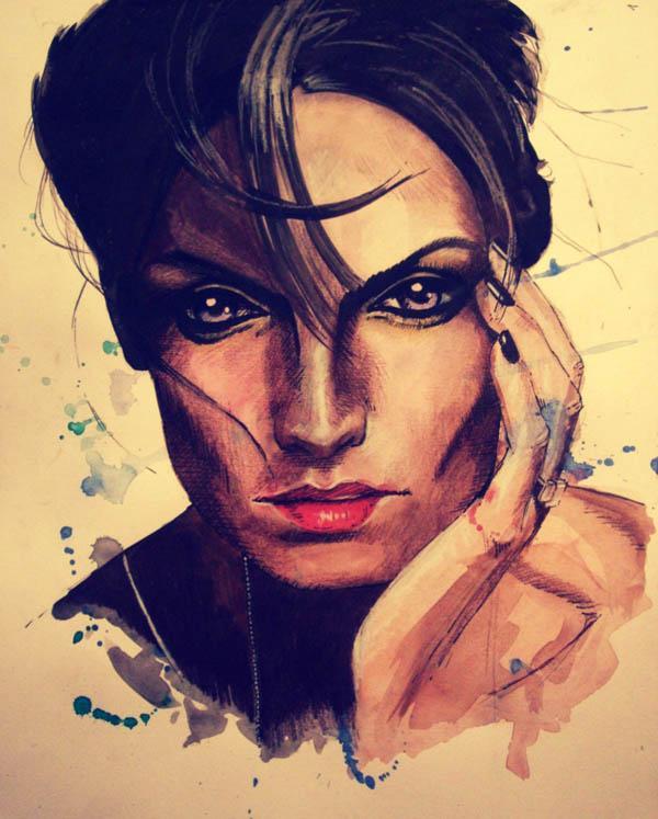 Mixed Media Paintings by Olga Noes