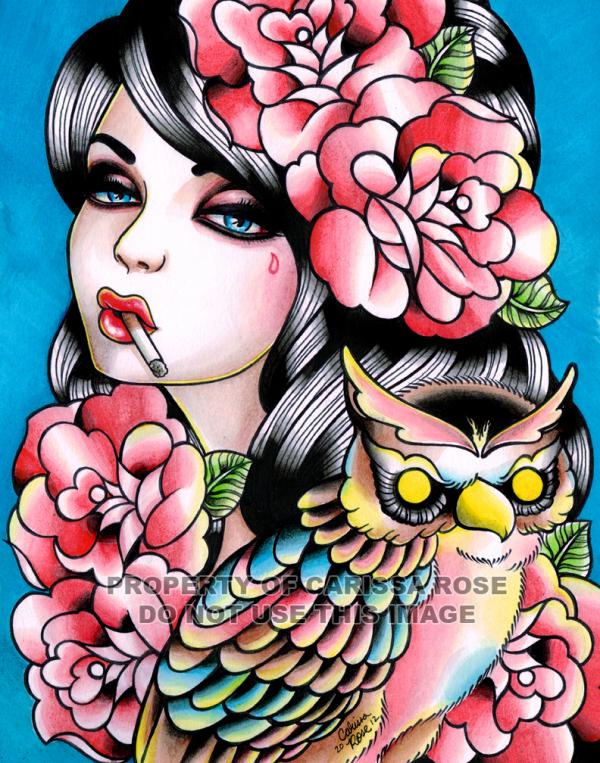 Tattoo Illustrations by Carissa Rose Stevens