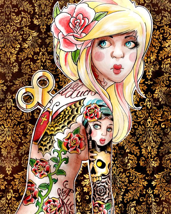 Tattoo Illustrations by Carissa Rose Stevens