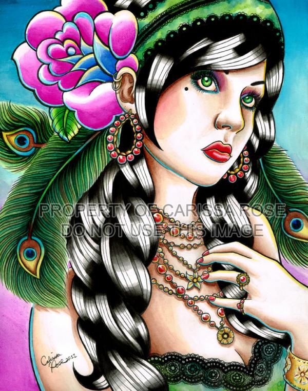 Tattoo Illustrations by Carissa Rose Stevens