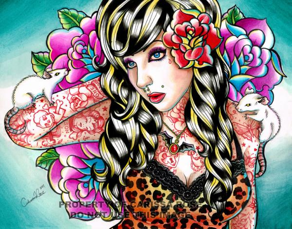 Tattoo Illustrations by Carissa Rose Stevens