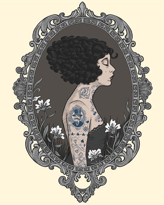 Tattoo Illustrations by Rudy-Jan Faber