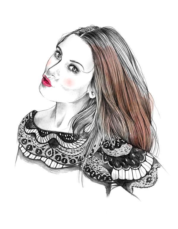 Fashion Illustrations by Carole Wilmet