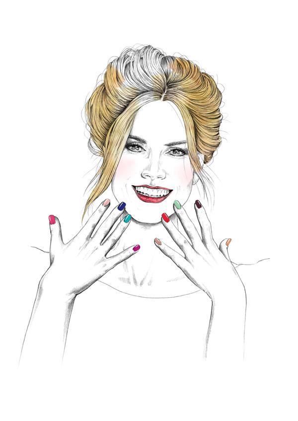 Fashion Illustrations by Carole Wilmet