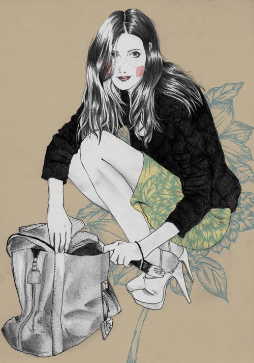 Fashion Illustrations by Carole Wilmet