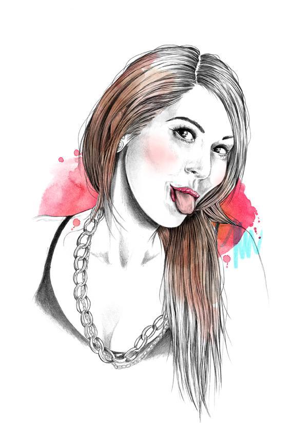 Fashion Illustrations by Carole Wilmet