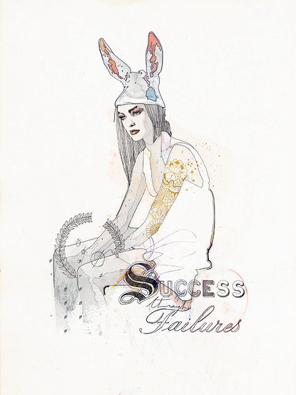 Feminine Illustrations by Raphael Vicenzi