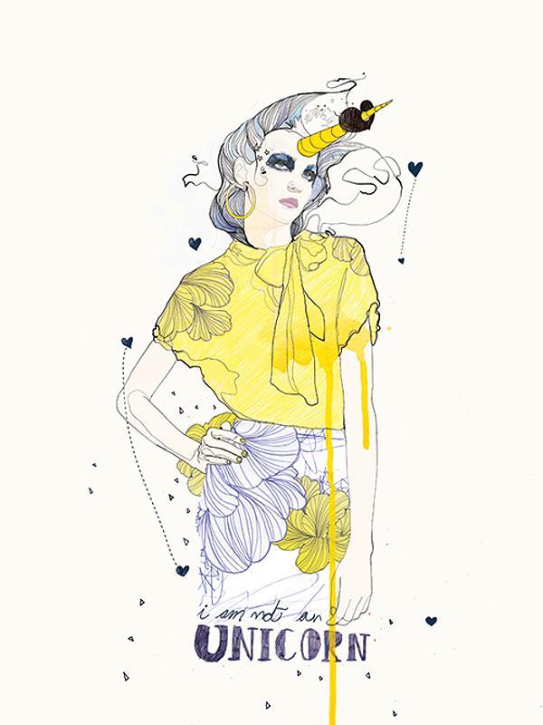 Feminine Illustrations by Raphael Vicenzi